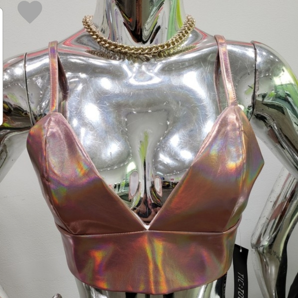 💚💚💚Metallic Bra top
